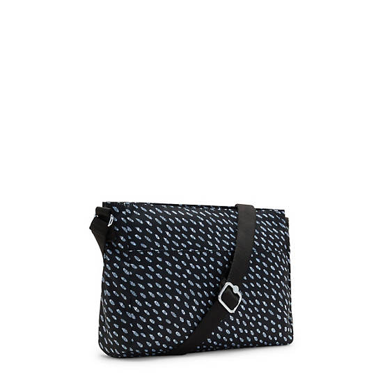 Kipling New Angie Printed Crossbody Taske Sort | DK 1201LI